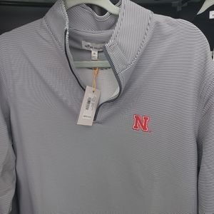 Nebraska pullover, long sleeve, half zipper
